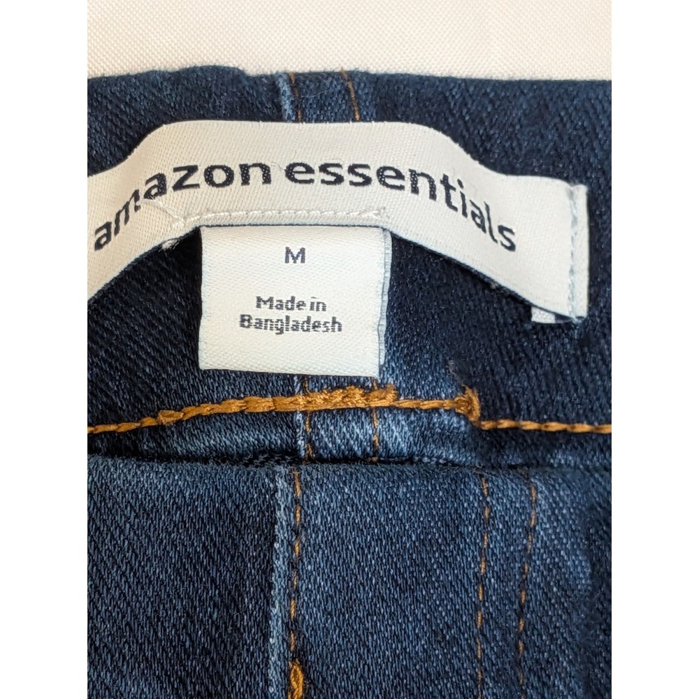 Amazon Essentials Jegging‎ Womens M Dark Blue Good Pull On Skinny Stretch Pants - Picture 2 of 5